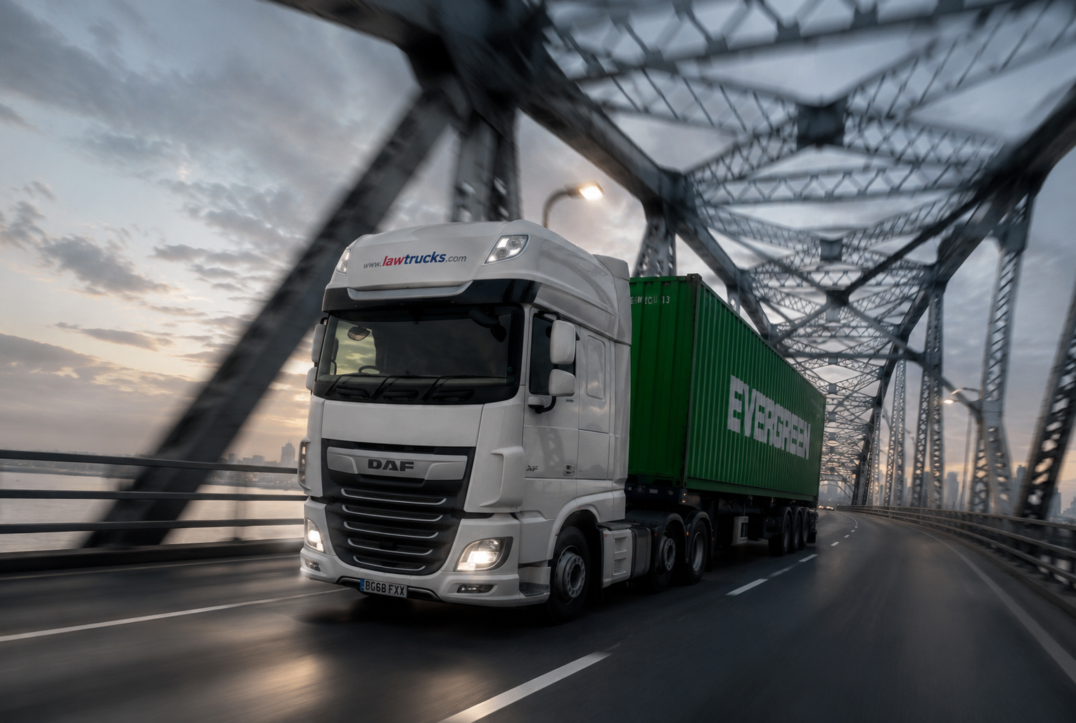UCHEDIMMA Container Truck Highway